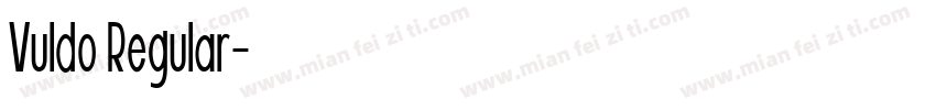 Vuldo Regular字体转换
